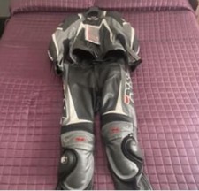 tuta moto pelle divisibile