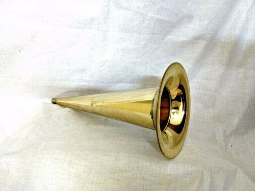 Edison horn brass phonograph - horn,
