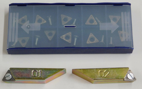 Negative rake holder bit - rake, set