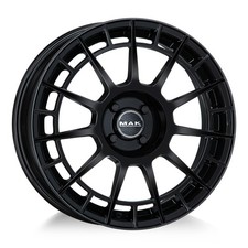 4 cerchi in lega NAD MAK NTT 7x17 4x108 ET 42 GLOSS BLACK per FORD