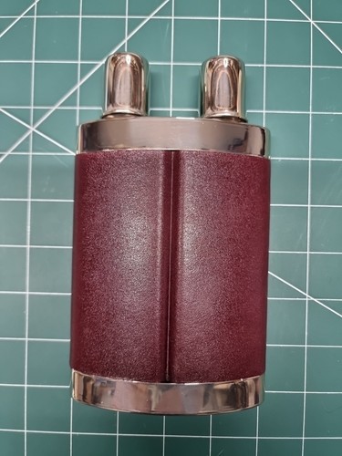 Vintage duel plastic hip flask - vintage,