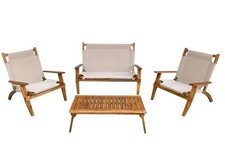 SALOTTINO SET GARDEN WOOD COTTON CLUB SAMBA