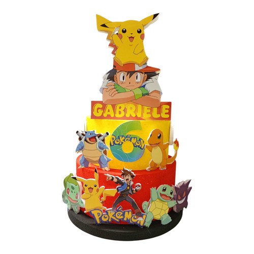 Torta scenografica pokemon - scenografica,
