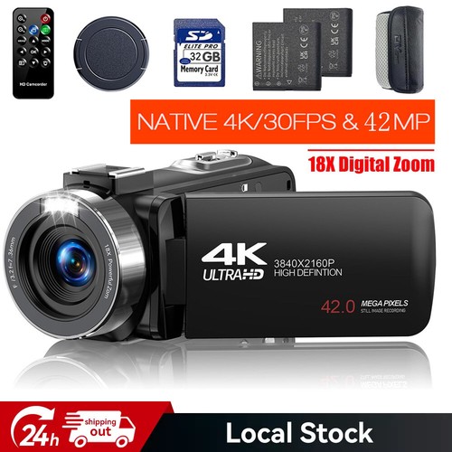 Videocamera 30fps - 4k,