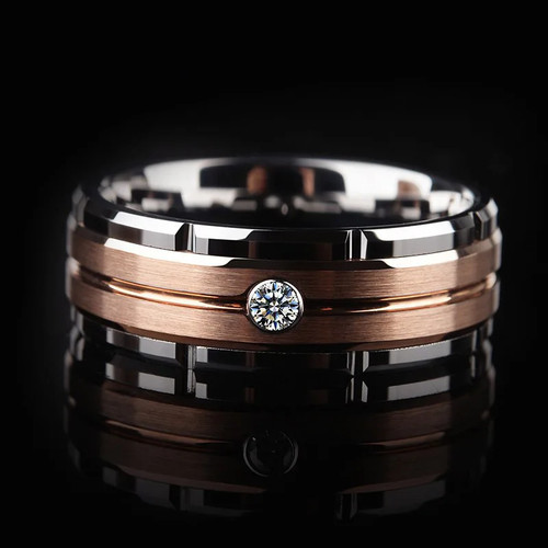 Anello uomo acciaio inox