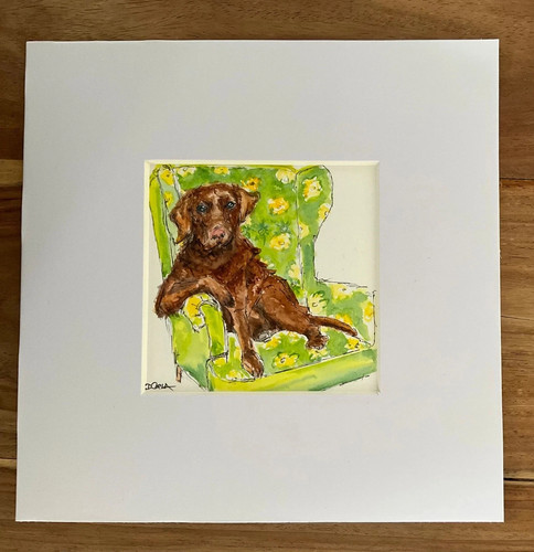 Quadro originale cane labrador