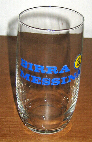 Bicchiere birra messina - birra,