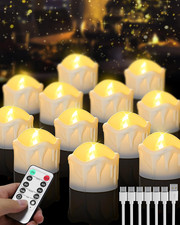 12 Lumini a LED Ricaricabili