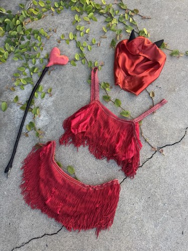 Set frange rosse vintage - , anni