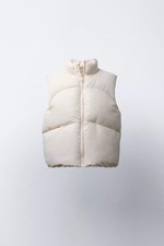 Gilet smanicato collo alto