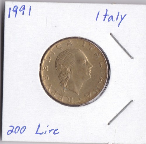1991 italy 200 lire - 1991,