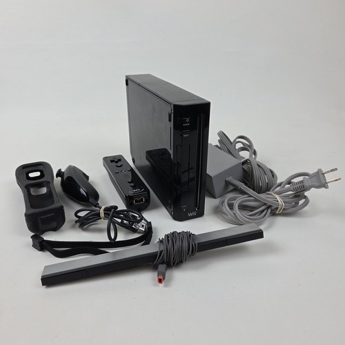 Nintendo wii console black - wii,