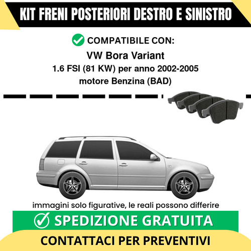 Pastiglie freno posteriori - pastiglie,