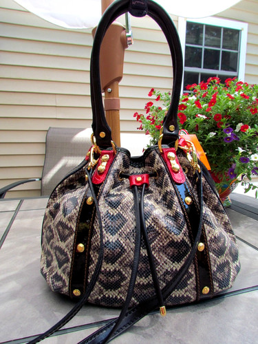 Borsa secchiello pelle - borsa,