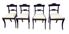 Gruppo di 4 antiche sedie