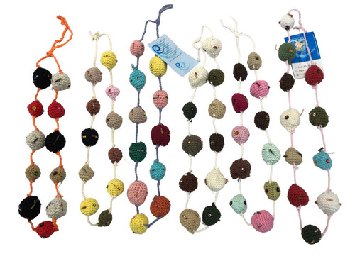 Collana palline all uncinetto - collana,