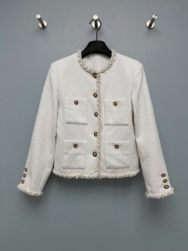 Giacca classica chanel avorio - classica,