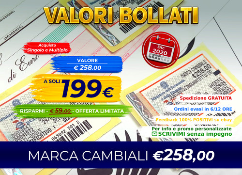 Marche cambiali 258 - marche, €258