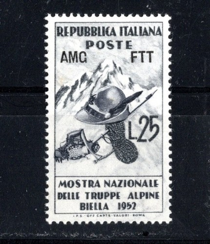 1952 trieste amg ftt truppe - trieste,