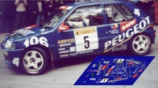 Decalcomanie Peugeot 106 Maxi