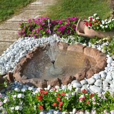 Bacino roccioso in vetroresina
