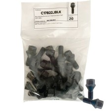 Bulloni ruota JEEP RENEGADE neri sostitutivi per cerchi originali KIT 20 pz.