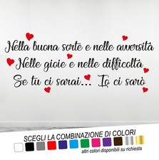 Adesivo Murale Frase IO CI
