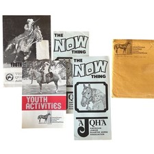 Vtg 1974 Quarter Horse AQHA