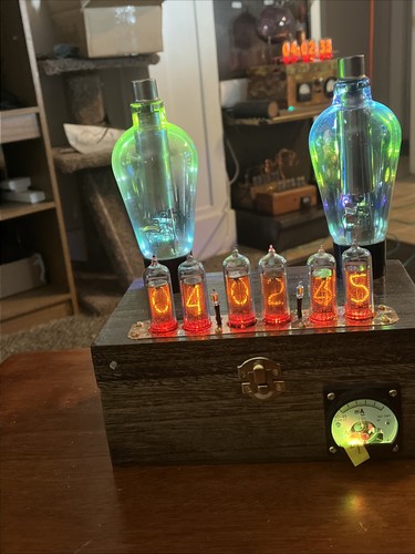 Orologio nixie tubi - nixie, in-14