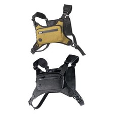 Marsupio Chest Rig Pack Vest Pouch Borsa da petto per sport all'aria