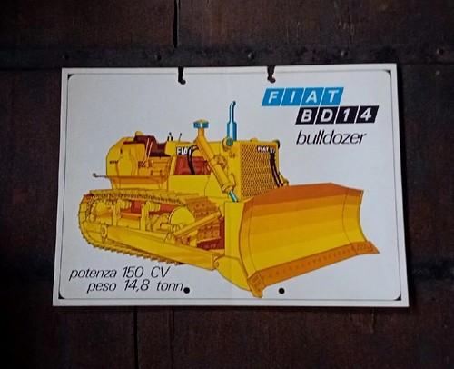Fiat bulldozer bd14 caricatore - fiat,