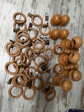 ANELLI OCCHIELLI PER TENDA TENDAGGI CON GANCI IN OTTONE DIAM INT 26 MM LOTTO