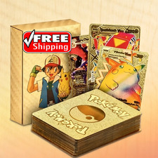 55Pcs Pokemon Card Foil GOLD