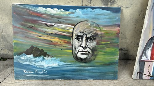 Romano mussolini quadro - –,