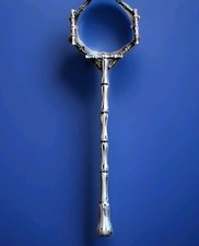 Antica Lente Di Ingrandimento In Argento 800