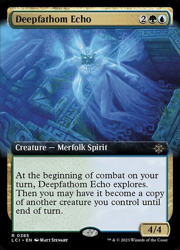 Mtg deepfathom echo foil 385 - foil,