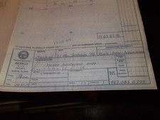 Benelli 1975 ( gentleman 76 ) " Hub" BLUEPRINT 