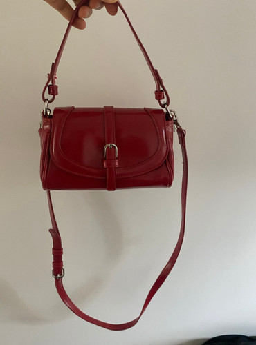 Borsa tracolla pelle nera - a, in