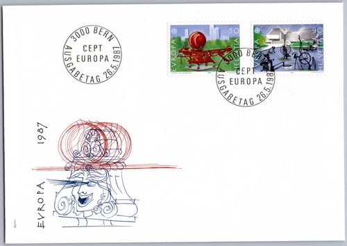 Svizzera fdc berna 1987 - berna, cept