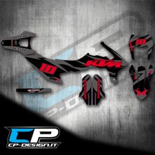 Kit Grafiche fluo per Ktm 690 SMC R Race factory dal 2019 al 2020  Sticker Decal