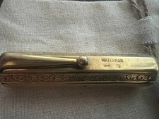 🔴 WATERMAN cappuccio penna stilografica cesellato placcato oro Tappo vintage