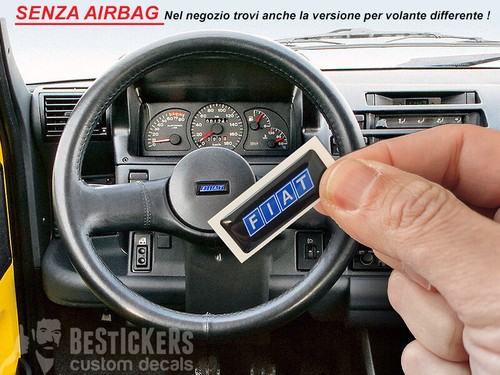 Logo clacson volante horn - , fiat