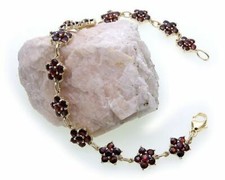 Bracciale Con Granato In Oro