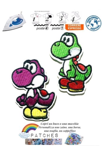 Lotto patch yoshi pink - x,