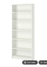 libreria bianca billy ikea 80x28x202 cm