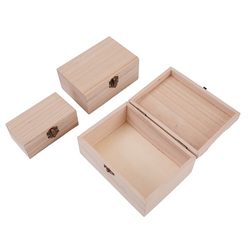 Legno solido scatola - legno,