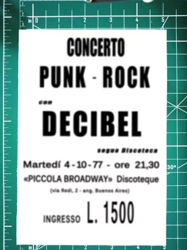 Riproduzione volantino punk - riproduzione,