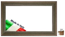 Cornice in legno verde effetto invecchiato per stampe poster diplomi Spess. cm 2