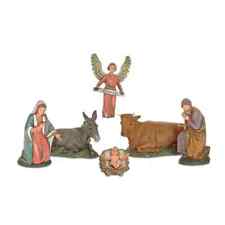 Presepe Natività stile 700 napoletano 6 soggetti cm7,5 - MORANDUZZO LANDI in PVC