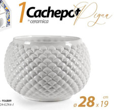 VASO PIGNA CACHEPOT CERAMICA